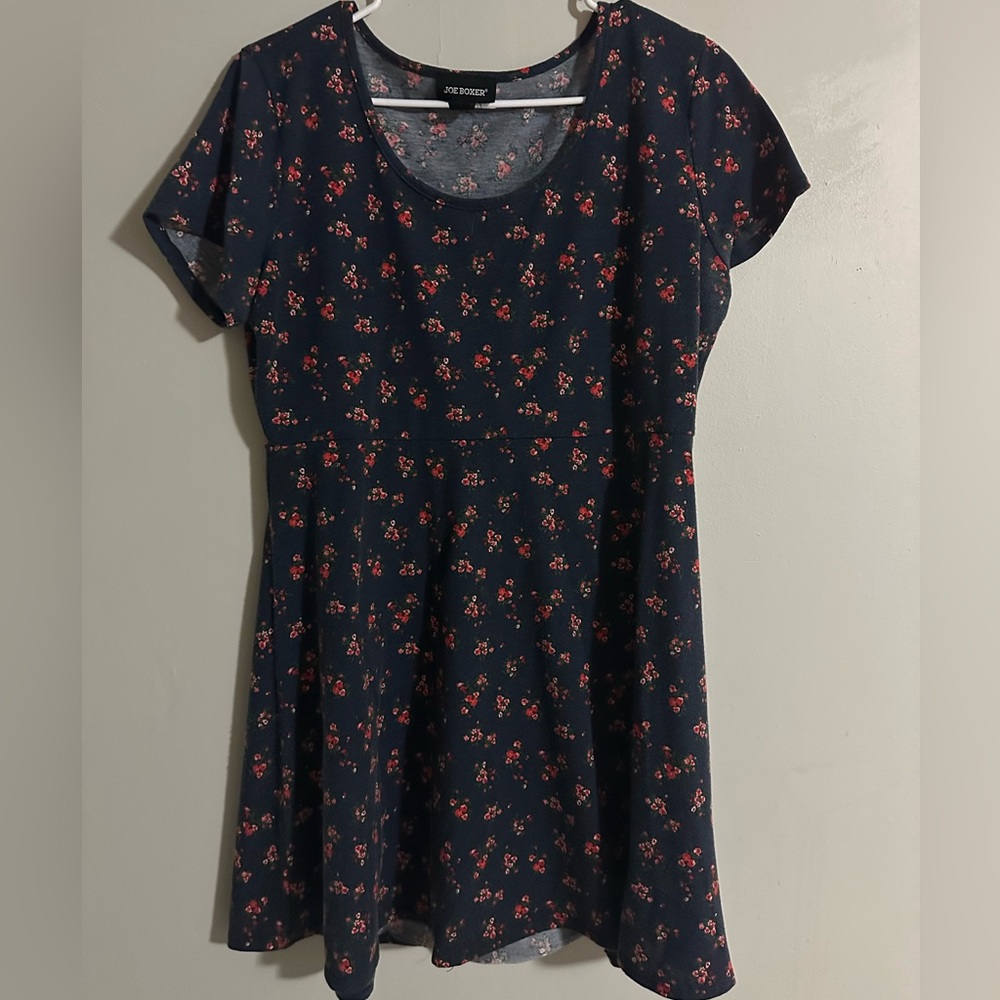 Joe Boxer Navy Floral Dress